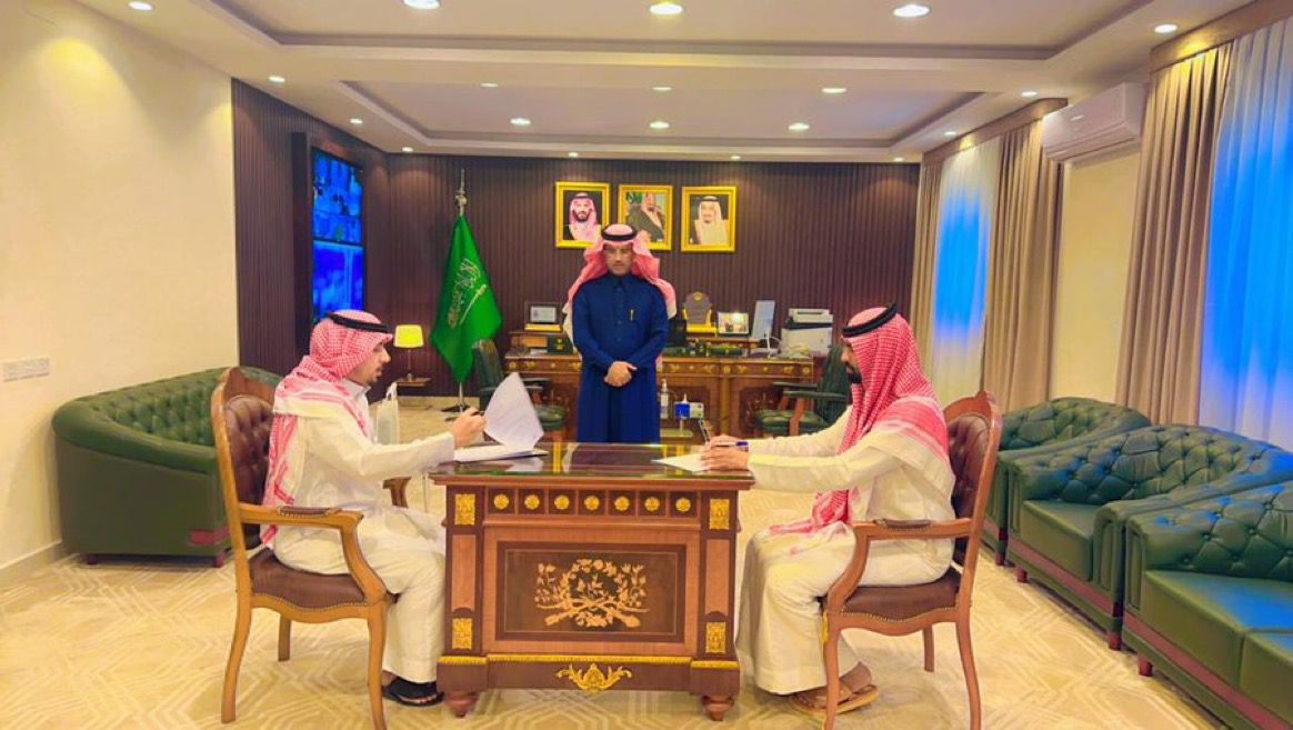 وقعت جمعية الغد للايتام عقد شراكه مع مربط سمو الوادي